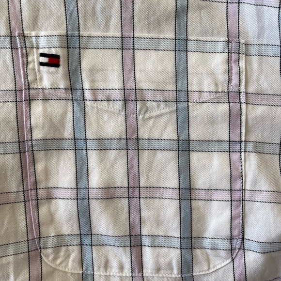 Tommy Hilfiger Button Down Long Sleeve Shirt Size Large - Picture 5 of 6